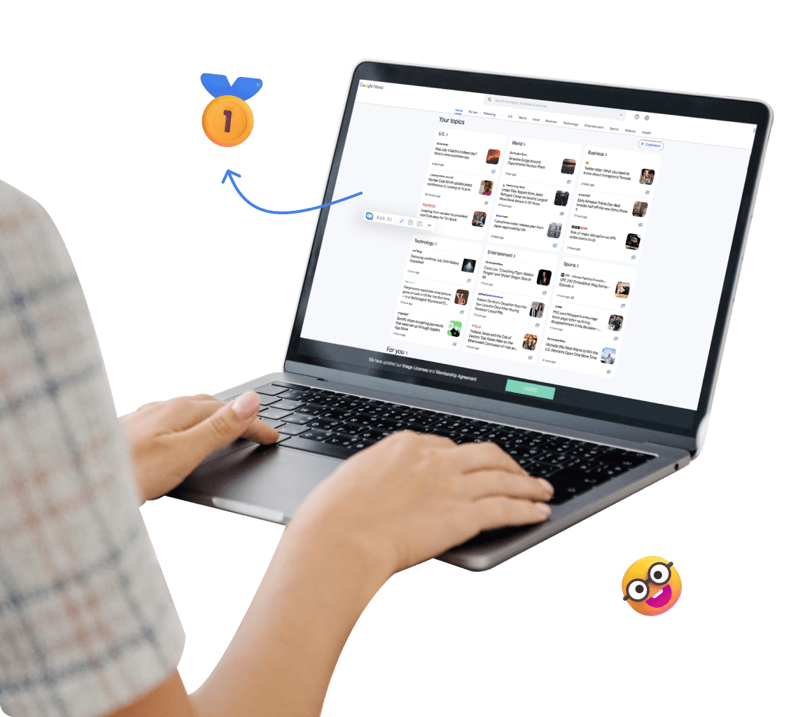 <span class='text-[#00D3B6]'>Authenticity Guaranteed</span> News Stories