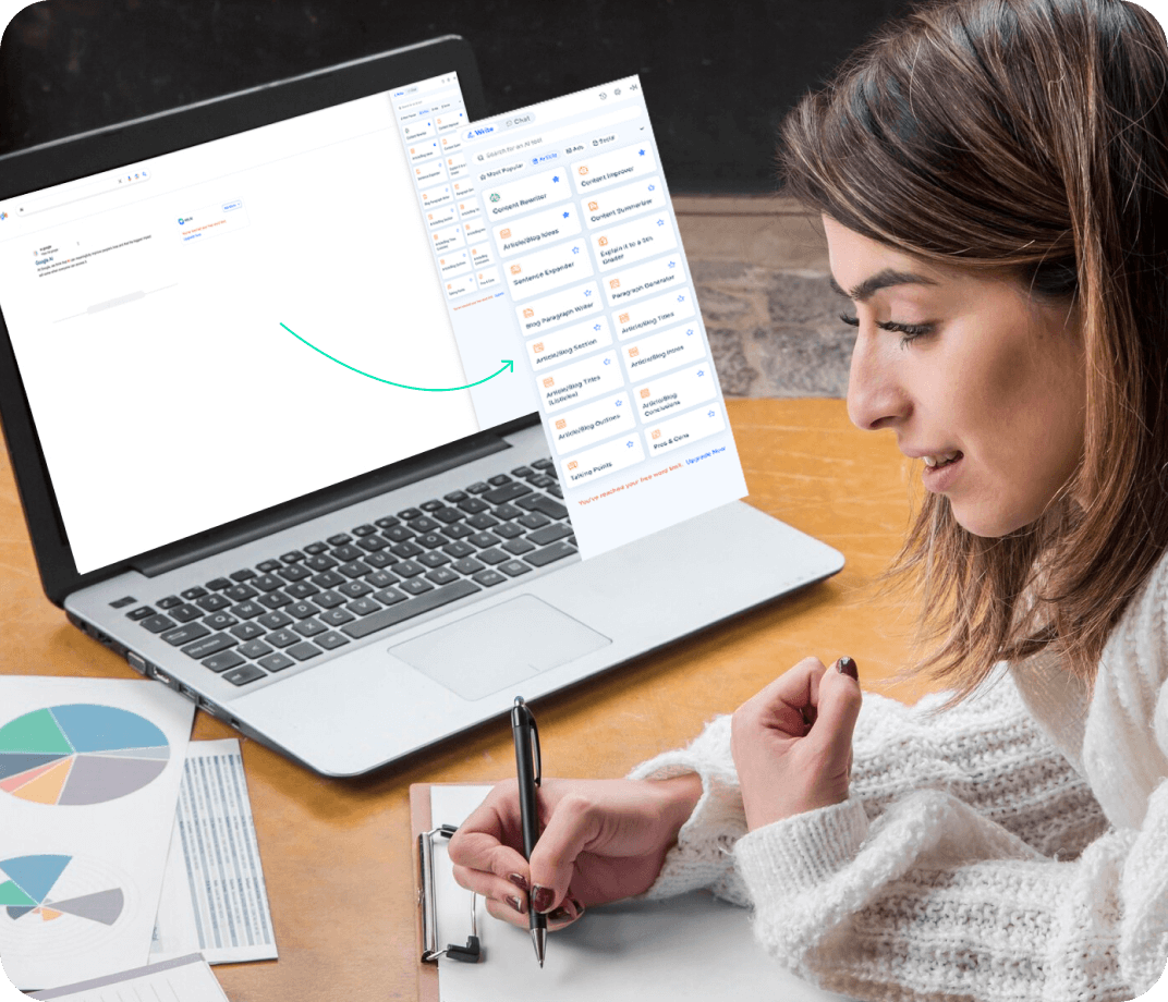 <span class="text-[#00D3B6]">Solidne</span> narzędzia do pisania AI